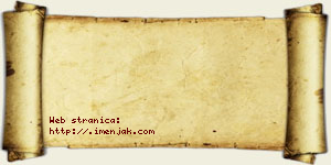 Danica Jakovljević vizit kartica